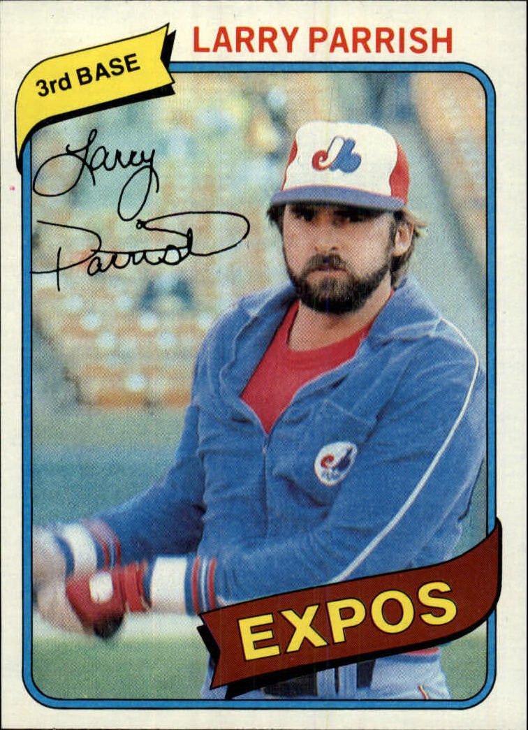1980 Topps 345 Larry Parrish