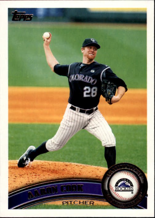 2011 Topps 230 Aaron Cook