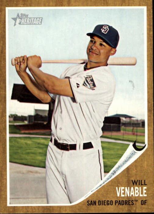 2011 Topps Heritage 274 Will Venable