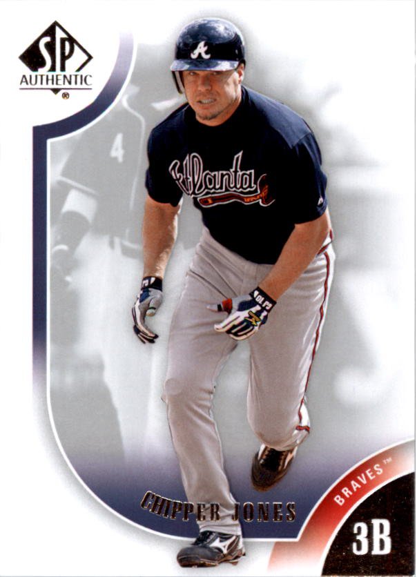 2009 SP Authentic 95 Chipper Jones