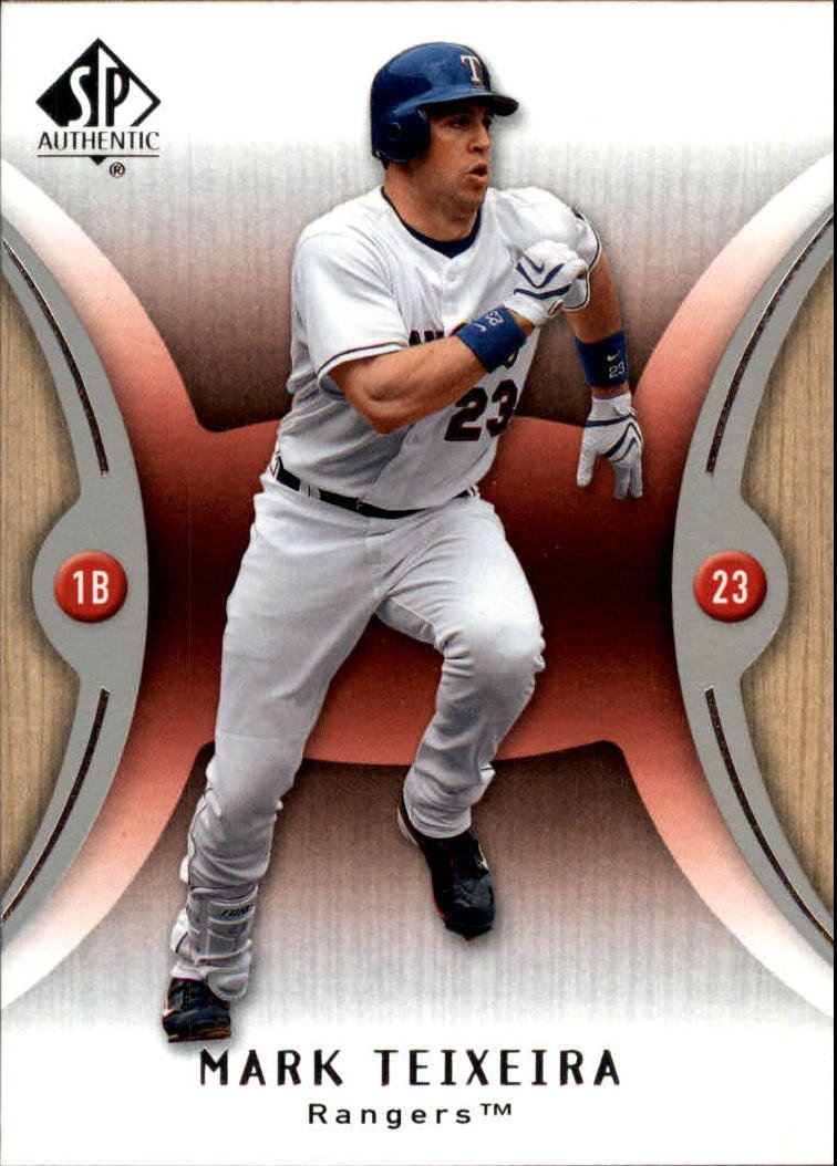 2007 SP Authentic 95 Mark Teixeira