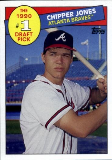 2016 Topps Archives '85 Topps 1 Draft Pick 85DPCJ Chipper Jones
