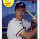 2016 Topps Archives '85 Topps 1 Draft Pick 85DPCJ Chipper Jones 2016 Topps Archives '85 Topps 1 Draft Pick 85DPCJ Chipper Jones