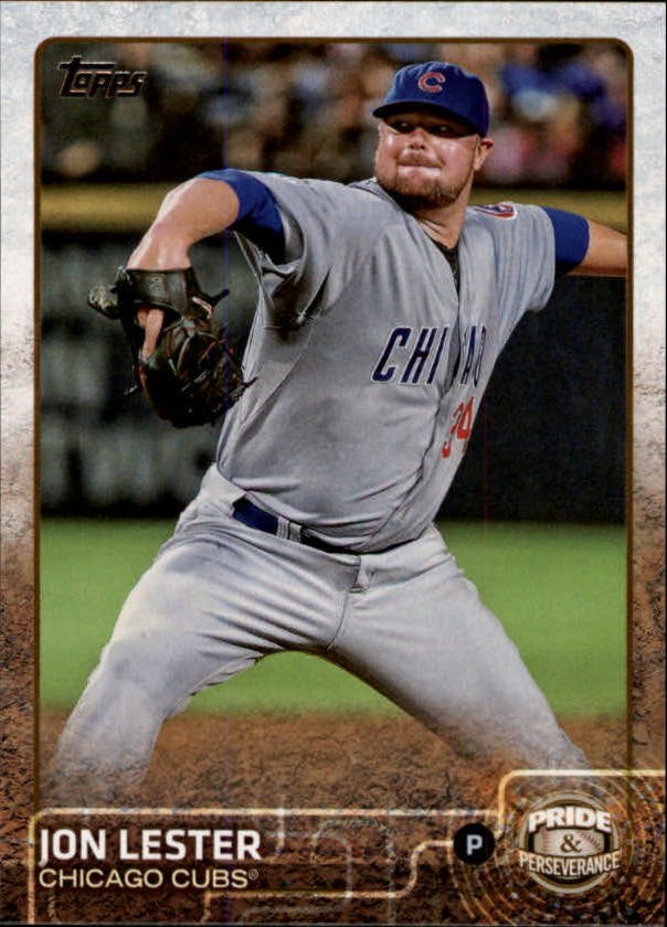 2015 Topps Update Pride and Perseverance PP8 Jon Lester