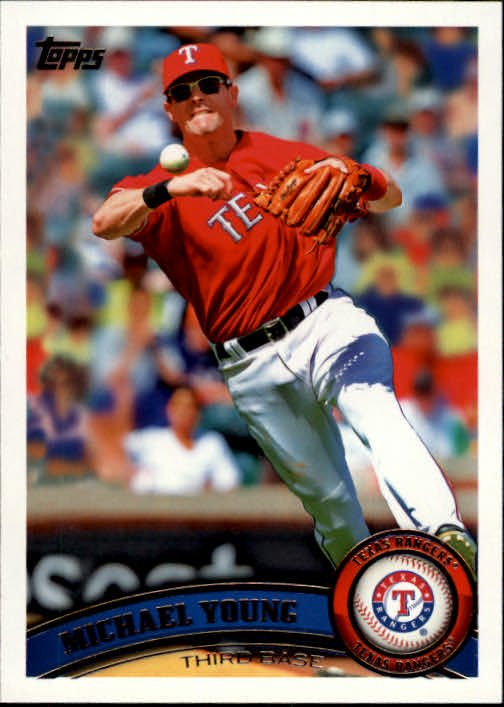 2011 Topps 320 Michael Young