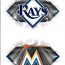 2018 Topps Stickers 137 Tampa Bay Rays/157 Miami Marlins 2018 Topps Stickers 137 Tampa Bay Rays/157 Miami Marlins