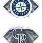 2018 Topps Stickers 148 Seattle Mariners/156 Colorado Rockies