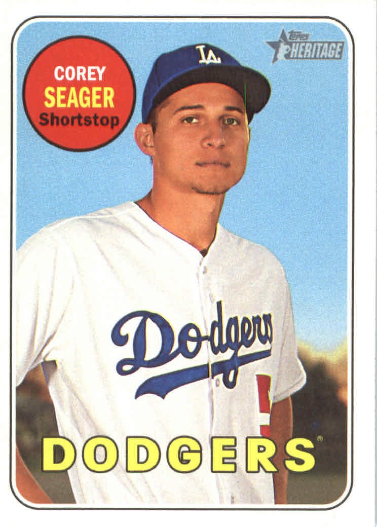 2018 Topps Heritage 45 Corey Seager