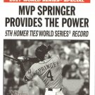 2018 Topps Heritage 168 George Springer WS HL/Game 7 2018 Topps Heritage 168 George Springer WS HL/Game 7