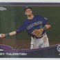2013 Topps Chrome 52 Troy Tulowitzki
