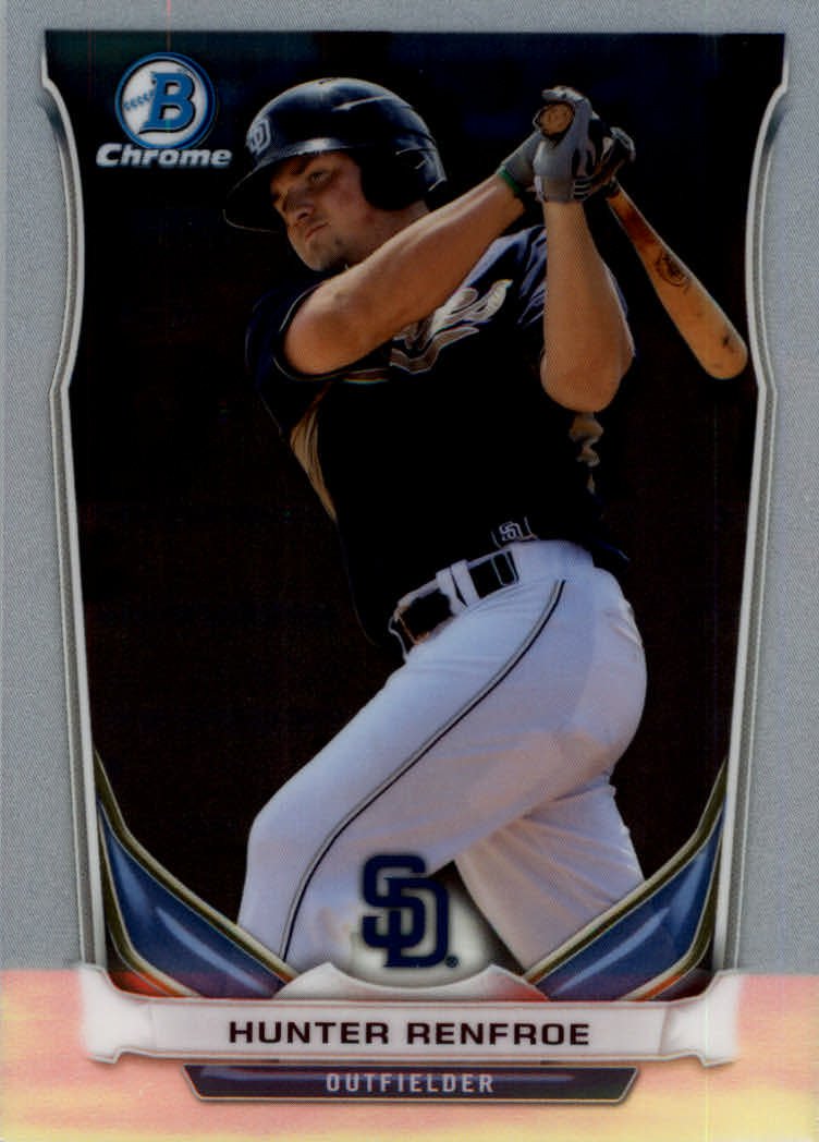 2014 Bowman Chrome Draft Top Prospects CTP32 Hunter Renfroe