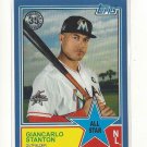 2018 Topps '83 All Stars 83AS2 Giancarlo Stanton 2018 Topps '83 All Stars 83AS2 Giancarlo Stanton