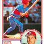 1983 Topps 734 Steve Braun