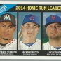 2015 Topps Heritage 217 Lucas Duda/Anthony Rizzo/Giancarlo Stanton