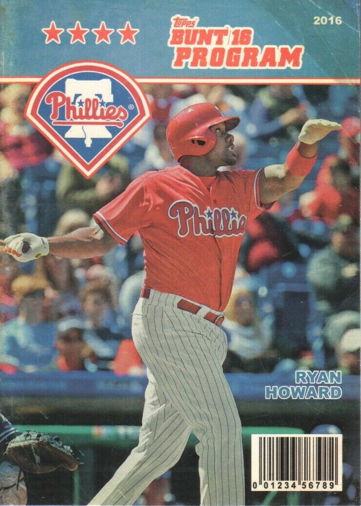 2016 Topps Bunt Programs P21 Ryan Howard
