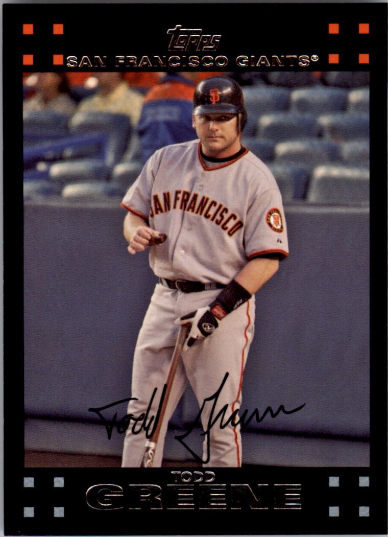 2007 Topps 44 Todd Greene
