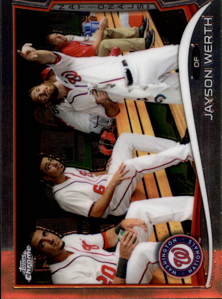 2014 Topps Chrome 60 Jayson Werth