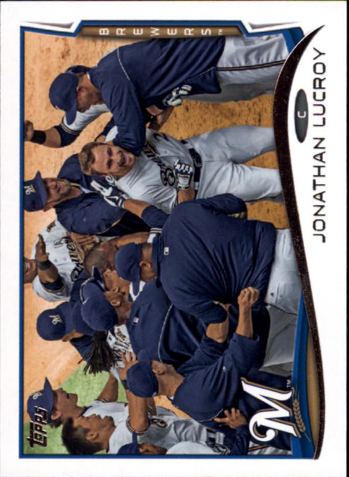2014 Topps Mini 285 Jonathan Lucroy