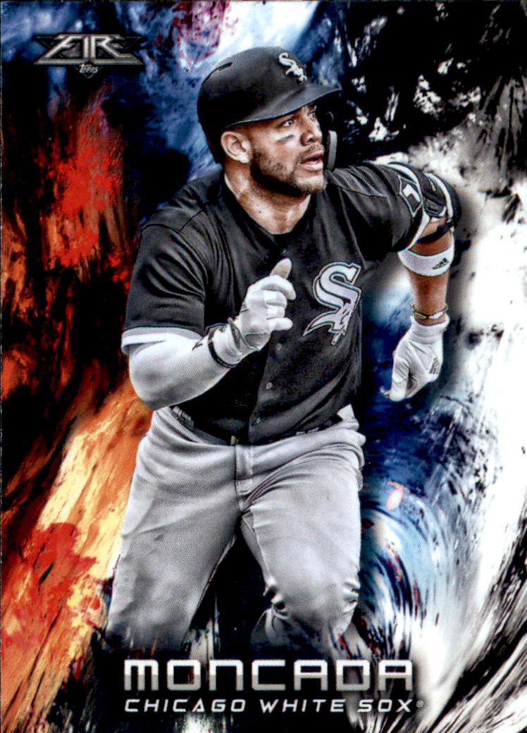 2018 Topps Fire #159 Yoan Moncada