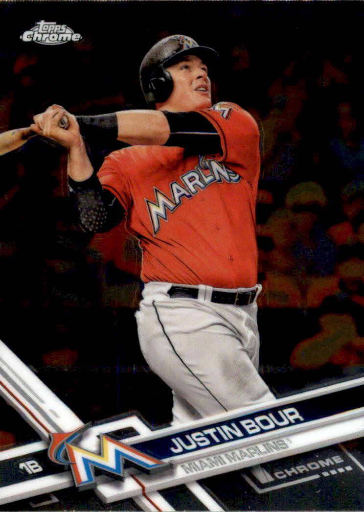 2017 Topps Chrome 181 Justin Bour