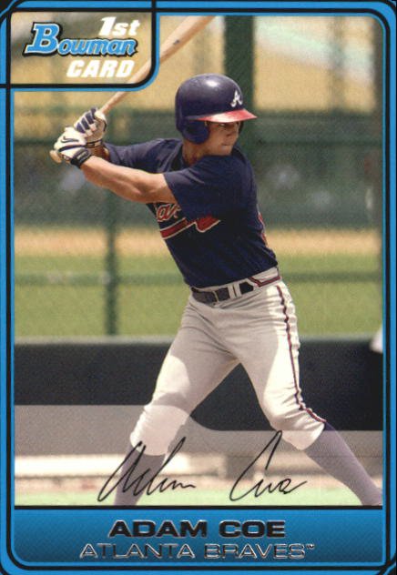 2006 Bowman Chrome Draft Draft Picks 34 Adam Coe