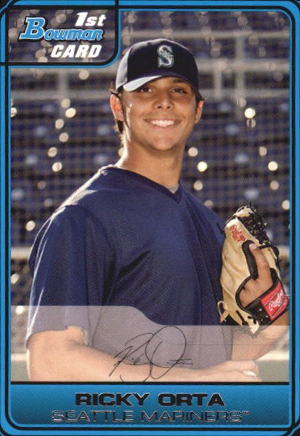 2006 Bowman Chrome Draft Draft Picks 62 Ricky Orta