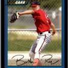 2006 Bowman Draft Draft Picks 28 Brandon Rice 2006 Bowman Draft Draft Picks 28 Brandon Rice
