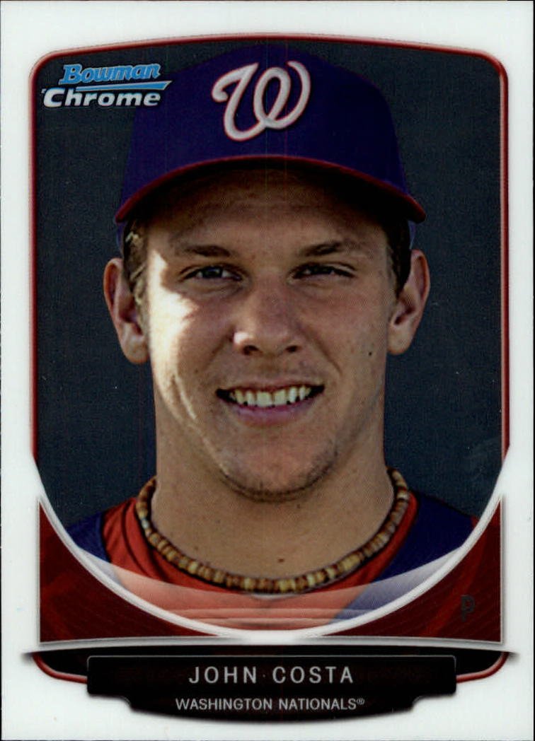 2013 Bowman Chrome Draft Draft Picks BDPP81 John Costa