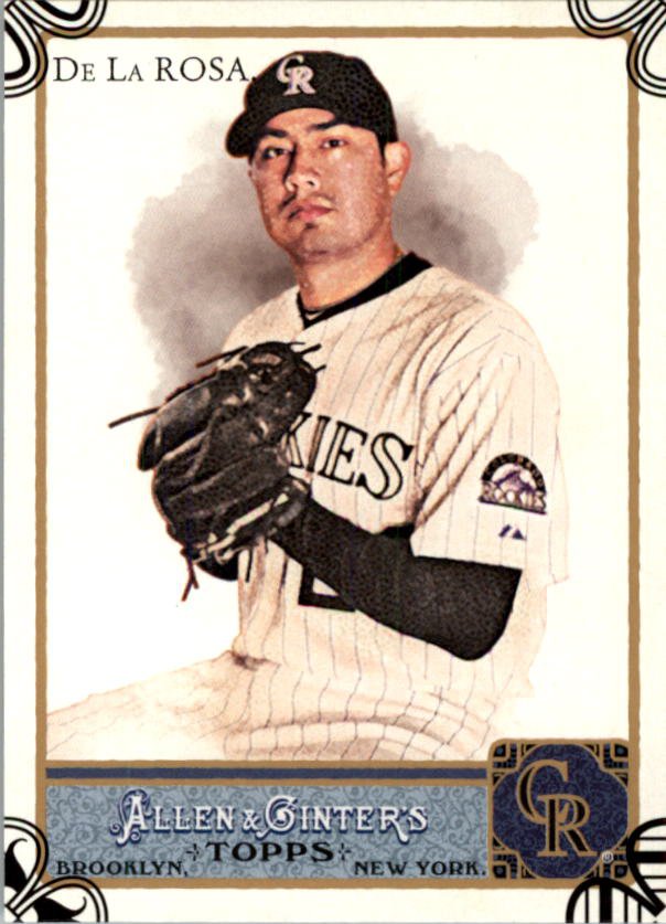 2011 Topps Allen and Ginter Code Cards 193 Jorge De La Rosa