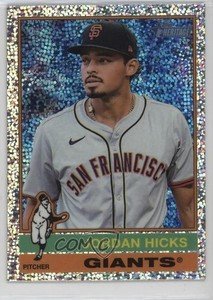 2025 Topps Heritage Chrome Silver Sparkle Refractors 100 Jordan Hicks