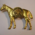Vintage Horse Label Pin Hat Pins Collectible Pins BRASS