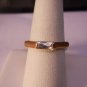 Copper Ring with With Cubic Zirconia Size 8.5   #FJW518