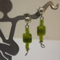 925 Stone Dangle Earrings w/Ball Posts #SS461 New Vintage