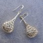 925 Sterling Silver Lg Drop Dangle Earrings New Vintage