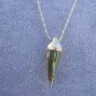 Abalone Solid Sterling Silver Pendant Necklace New Vintage