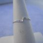 Swirl Thin Band 925 Crafted Solid Sterling Silver Ring Sz 6 New Vintage