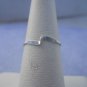 Swirl Thin Band 925 Crafted Solid Sterling Silver Ring Sz 6 New Vintage