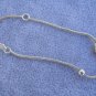 Dolphin & Ball on Snake Chain Bracelet 3mm 925 Ster Silver
