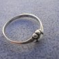 925 All Silver Fancy Solitaire Ladies Ring Size 9