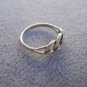925 Sterling Silver Sz 3.5 Design Ring