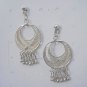925 Fine Post w/Ball Dangles Earrings Sterling Silver