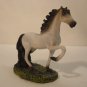 Walking Posed White Decorative Horse figurine Collectible Hand Painted DSCN7564