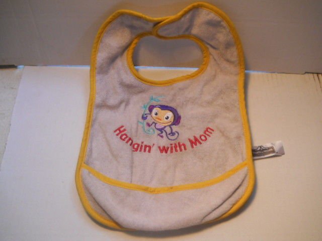 Mom To Mom Bib Hangin With Mom Baby Bib Mothers Feeding