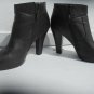 Fiomi Womans Brown Leather Boot Zippered Bootie Size 8