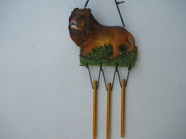 Lion Windchimes Chimes Garden Decor Home Interiors New Vtg