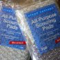 2 pc Pkg All Purpose Scouring Pads Dish Sponge Multi-Purpose Non- Scratch