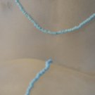 Turquoise Beaded 16" Necklace & 7" Bracelet Set Beaded Boutique Fashion