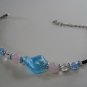 Glass Crystal Leather Bracelet Boutique Fashion #FJW272