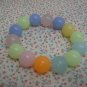 Glass Beaded Stretchable 2 Pc Set Bangle Bracelets
