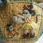 Straw Handbags Frog Bunny Mouse Carrying Bags Hand Made